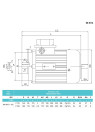 Asynchronous electric motor MA 90S-4/2