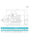 0.37 kW asynchronous electric motor MA 90S-8