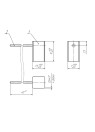 Щетки меднографитовые МГ 7x7.5x12 К1-4