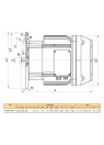 1.1 kW asynchronous electric motor MKE 1605-4
