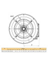 Asynchronous electric motor MKE 2110-24/4