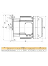 Asynchronous electric motor MKE 2714-24/4