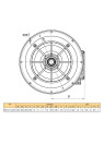 Asynchronous electric motor MKE 2714-24/4