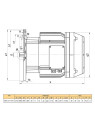 Asynchronous electric motor MKE 3317-24/4