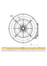 Asynchronous electric motor MKE 3317-24/4