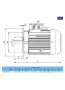 15 kW asynchronous electric motor MO 160 M-6