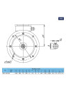 11 kW asynchronous electric motor MO 160 M-8