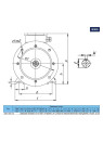 15 kW asynchronous electric motor MO 160 S-4