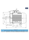 Асинхронний електродвигун МОМ 200 LМ-2