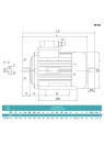 0.75 kW asynchronous electric motor MR 80A-2
