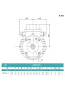 370W asynchronous electric motor MR 80Ak-4